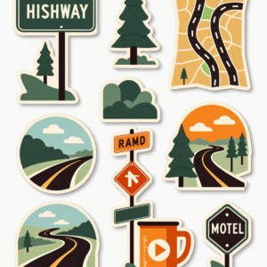 Travel & Exploration - Sticker Sheet v2